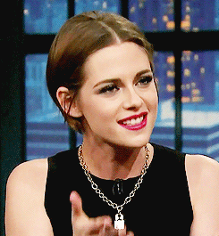 :  Kristen Stewart on Late Night with Seth Meyers | January 2015   