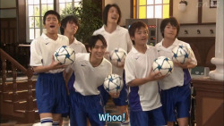 thesilverspotlight:  Hana Kimi: Special Those volleyball shorts on Junya are too funny.