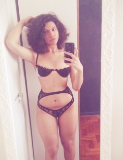 spectrumofadistantdream:  I was much bigger when I first posed in this lingerie. Interesting to see how much weight I lost!