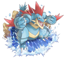 alchemistdreamer:  Fusiones Pokémon y mega Evoluciones.Para ver más, entrad en el deviantart de Tomycase  SUPER COOL BUT SUPER UNSETTLING