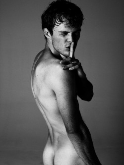 Male model Shaun St. Laurent photographed