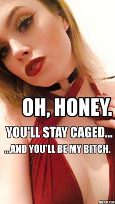 tonitheblonde:  “Mistress Toni will continue to remind you of the terms of my contract. Remember…this is what you wanted.