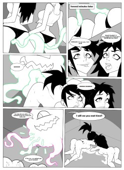 Camp W.O.O.D.Y.: SLIMED PAGE 18COMMISSIONED ARTWORK done by: Rodjim/Mr.RojimaConcept, idea, and script: me, xxmerciual-darknessxx, and RnRBros:After a 2 months the SLIMED comic is back!! Here’s Page 18…The Kylies attempt at negative verbal reinforcement