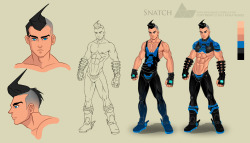 kenjinunez:  Original character design 01: Snatch 