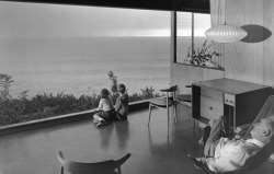 yoursandmann:  Wise House, San Pedro, 1957 by Richard Neutra Pictured: view out to Pacific Ocean 