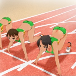 anal-starved-girl:  anathefab:  How the Olympics should go   I was hoping to see the third runner lap them at the end…