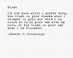 scavenaugh:  Blush