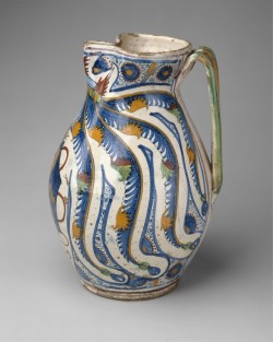the-met-art:  Armorial Jug (boccale), Robert Lehman CollectionMedium: Maiolica (tin-glazed earthenware)Robert Lehman Collection, 1975 Metropolitan Museum of Art, New York, NYhttp://www.metmuseum.org/art/collection/search/460138