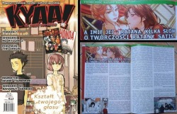     In Poland we have Manga &amp; Anime Magazine &ldquo;Kyaa&rdquo; where is published an article about Ratana&rsquo;s works by Lou from Comix Grrrlz (you may remember her from interview she made with Ratana some time ago *click*)