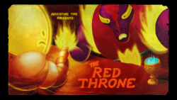 The Red Throne - title card designed by Seo Kim painted by Nick Jennings