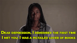 remedyriot:  crime-she-typed:  sizvideos:  This is what it feels like to be depressedVideo  Yes a Black woman speaking up about mental health!! Representation at its finest ✊🏾🙏🏾  really made me think about my life…