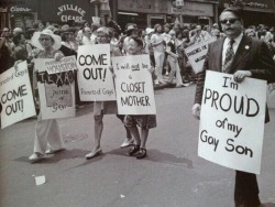 peachghosts:  Gay Pride Parade, New York City, 1974 