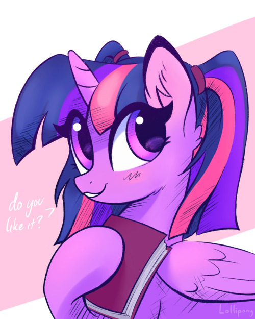 lollipony:lollipony:    T W I N T A I L   T W I L I G H TSince I figured ponytails were possibly one of the cutest things, I’d double down and do some twintails on my favourite horse. Enjoy!     My TwitterMy DeviantArtMy Ko-Fi      Septuple-tail Twilight