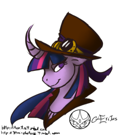 Steampunk Twilight - Done for the 30 minutes Challenge (actually did in 15, I decided enter into the challenge later)