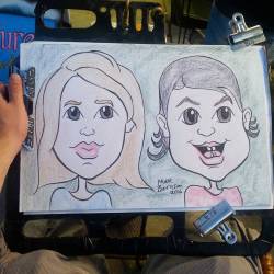 Caricatures at Dairy Delight!  #art #drawing #caricatures #caricaturist #icecream #malden #dairydelight #artistsoninstagram #artistsontumblr  (at Dairy Delight Ice Cream)