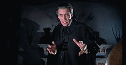 my-beautiful-wickedness:    Christopher Lee as Count Dracula in the   Hammer Dracula Series: Horror of Dracula (1958)  Dracula: Prince of Darkness (1966)  Dracula Has Risen from the Grave (1968)  Taste the Blood of Dracula (1970)  Scars of Dracula