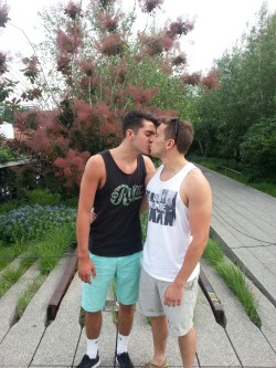 bi-anything:cuteegaycouples:  Young wild and free Im on the left Follow my ints a grantverity for more pics:)   My boyfriend and I :)