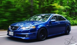 2008 Acura TL Type S 6speed.  Unicorn rolling shots are the best.