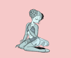 passionpeachy: white pearl doodle I never uploaded 🌺