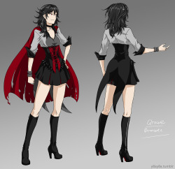 Used the official Qrow concept art for the pose too lolThis is for all of you I’ve seen reblog my other Qrowe drawing with #cosplay plans or something alike. …I only request you send me pictures if you do cosplay her for real _(:3 」∠)_