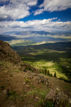 expressions-of-nature:  View from the top : Henry's Lake, Idaho