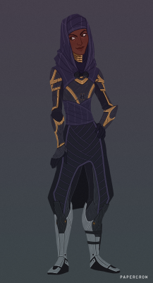 Papercrow:  Tali’s Armour In Me3 Is My Favorite Outfit So I Just Had To Redesign