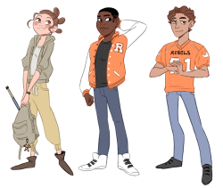 thenameismaynard:  annermation:  Okay so hear me out. Star Wars: The Force Awakens: The Animated Series; but instead of it being in space, or like.. any of the cool things that actually make it Star Wars, we put them in rival high schools. INNOVATIVE.