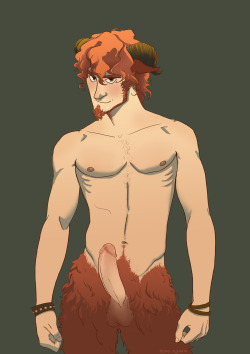 kupo-klein:  You must know I have a thing for fauns &lt;3His name is Orlando and he is very happy to see you 