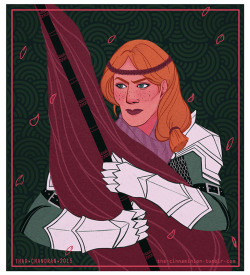 the-cinnaminion:  Moar Dragon Age, yo! Felt like a good idea to draw Aveline at first and then her armour came up and the brain was all, “AhaHahAHaa NO ARMOUR.” T^T 