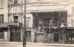 Les Cabarets artistiques - Le Ciel et L'Enfer, 53 boulevard de Clichy, Paris, vers 1900 et 1905.