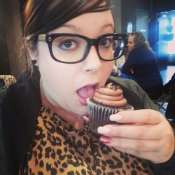 passionbbw:  This cupcake was soooooo yummy! #bbw #feedee  Now if that cupcake was just my cock&hellip;