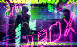 Neon visuals created for Tonica, a electro-pop “neon-noir”
