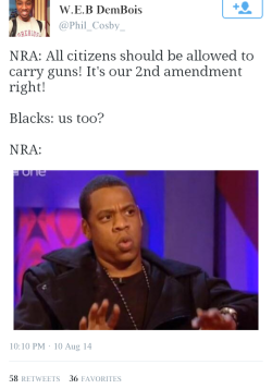 whiskey-weather:  sigsauer-ist:  princessandtheprep:  i scrolled a million miles through my likes to find this   the NRA’s most popular spokesman is black Their very popular female commentator is an Olympian, and a Venezuelan immigrant. Say hi to Gabby