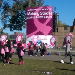 #makingstrides #cancersucks Love and Miss you Mom, Meme and Gram! (at DCR Hatch Shell, Boston)