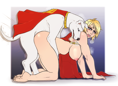 Sex thighsocksandknots: Powergirl Commissioned pictures