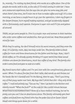 uglyfun:  just read it i honestly don’t care whether this story is real or not because i love it Source: Behind Closed Ovens 11/09/15 