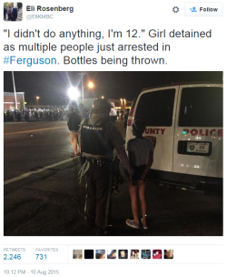 iwriteaboutfeminism:  Police in Ferguson