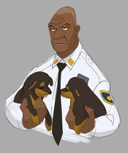 nargyle:  I’ve recently started and am all caught up on Brooklyn Nine-Nine and Holt with puppies is the greatest thing to have ever happened IMO. 