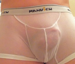 sohard69white:  I hate going to the doctor. I always have to wear boy undies. This is all I have!