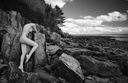Charles Dufour - model Theresa Manchester - Belfast, Maine