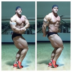 Brandon Beckrich - Contest prep posing exercises/practice.
