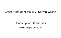 overtheunderpass:  fatandnerdy:  decolonizingmedia:  FERGUSON: Full Transcript of Grand Jury [PDF] | via NYTimes  Also, here’s a link with not only the above, but also various reports, forensic evidence and “law enforcement” interviews  When someone