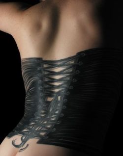 #corset #tattoo XOXO ~ Follow me on Tumblr ~Selena Kitt~