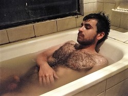 sweatyhairylickable:    http://sweatyhairylickable.tumblr.com for more hairy sweaty dudes!    