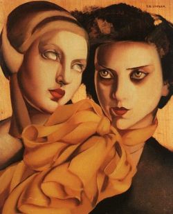 da-da-is-m:  wlwarthistory:  wlw art by an openly bisexual art deco artist, Tamara de Lempicka  YES! Love this. 