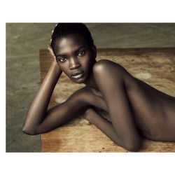 topmodelcentral:  Aamito Lagum test shot ~ Africa (1) ~ by Bryan Whitely 