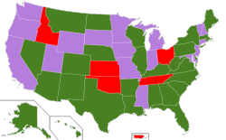 tombtea:  kellypope:  grrlyman:  thiefoftoast:  See those states in red? Those are states that currently don’t allow transgender people to change their legal sex. Ohio, Idaho, Oklahoma, Kansas, and Tennessee. Sign this petition at the official White