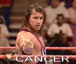 shitloadsofwrestling:  Your Moment Of Zen: Bret Hart No date is needed, because guess what? Bret Hart beat cancer. The best there is. The best there was. The best survivor there ever will be. 