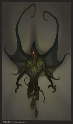fhtagn-and-tentacles:  CTHULHU by Veronica