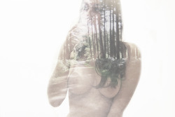 nakedpersephone:  persephonephotographs:  Not About Me I and II | Self Portraits (a series of failed double exposures I made for university) December 2014  I’m really upset about these ‘failing’ and my recent failures in this project, but you